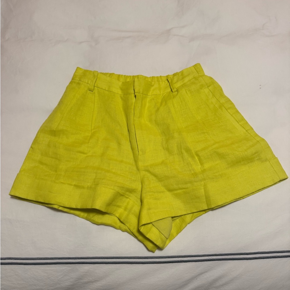 Cami NYC High Waist Lime Shorts